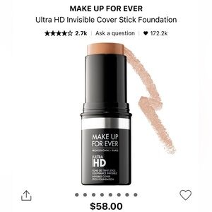 Makeup Forever Ultra HD Invisible Cover Stick Foundation Y315